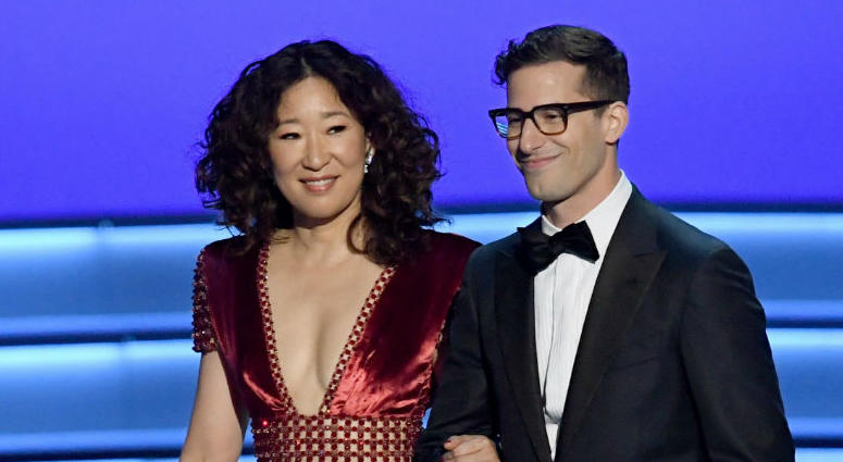 On the eve of Golden Globe nominations, the Hollywood Foreign Press Association announced it has tapped "Killing Eve" star Sandra Oh and "Brooklyn Nine-Nine's" Andy Samberg to host the 2019 awards ceremony. Sandra Oh and Andy Samberg