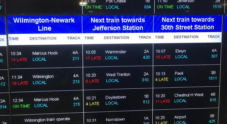 Lots of delays and hectic rides to work on SEPTA regional rail. Lots of delays and hectic rides to work on SEPTA regional rail.