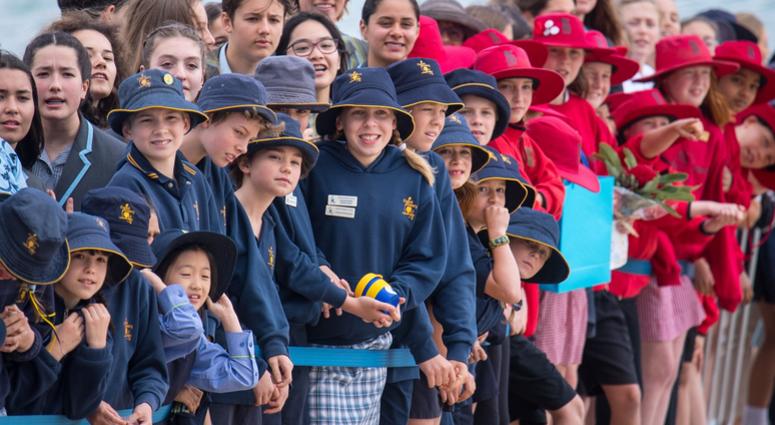 10/19/2018 - Crowds wait to see the Duke and Duchess of Sussex on South Melbourne Beach during their visit to Melbourne, on the third day of the royal couple's visit to Australia. 10/19/2018 - Crowds wait to see the Duke and Duchess of Sussex on South Melbourne Beach during their visit to Melbourne, on the third day of the royal couple's visit to Australia.
