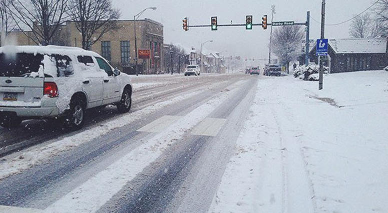 The storm doesn't look too bad in the area, but PennDOT crews are still out in full force. The storm doesn't look too bad in the area, but PennDOT crews are still out in full force.