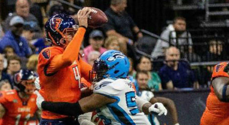 Soul defensive end Sean Daniels Soul defensive end Sean Daniels