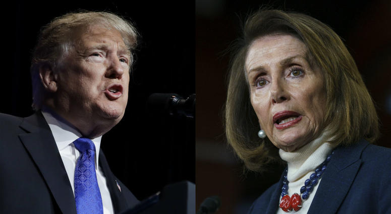 From left: President Donald Trump; House Speaker Nancy Pelosi From left: President Donald Trump; House Speaker Nancy Pelosi