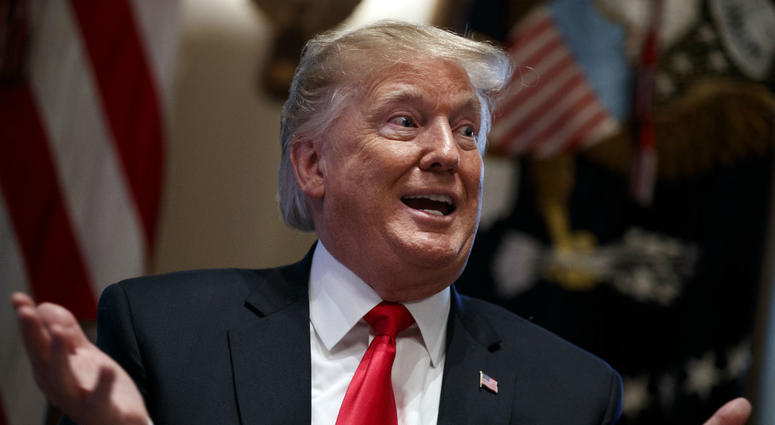 President Donald Trump speaks during a cabinet meeting at the White House, Wednesday, Jan. 2, 2019, in Washington. President Donald Trump speaks during a cabinet meeting at the White House, Wednesday, Jan. 2, 2019, in Washington.