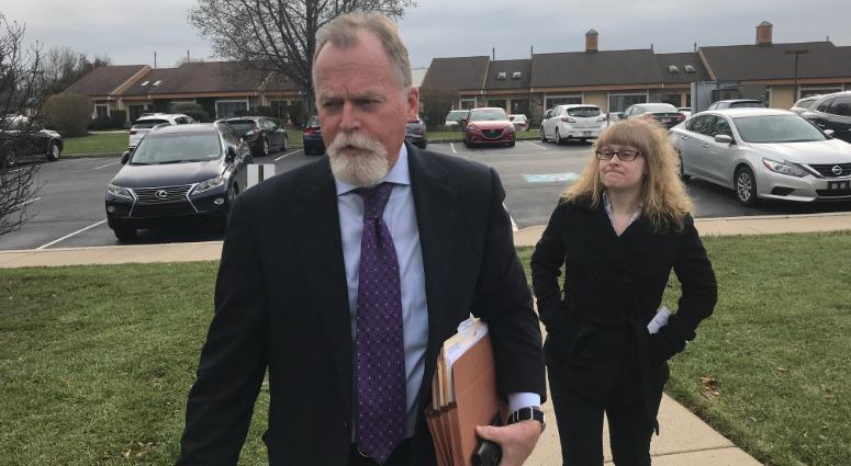 Tina May Smith, right, and her lawyer, Robert Goldman, arrive at a preliminary hearing in New Britain. Tina May Smith, right, and her lawyer, Robert Goldman, arrive at a preliminary hearing in New Britain.