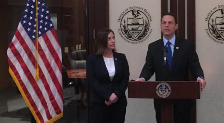 Pennsylvania Attorney General Josh Shapiro announces plans to file a lawsuit against Purdue Pharma, the creator of OxyContin, in Philadelphia, May 14, 2019. Pennsylvania Attorney General Josh Shapiro