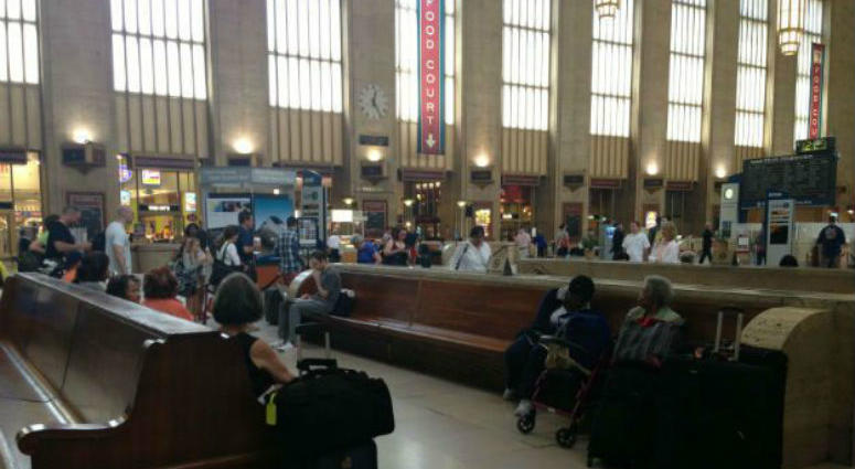 Inside 30th Street Station. Inside 30th Street Station.