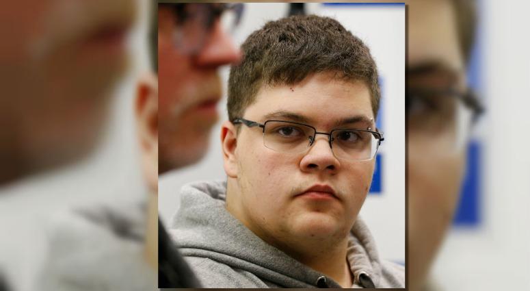In this March 6, 2017, file photo, Gloucester County High School senior Gavin Grimm, a transgender student, listens to a speaker during a news conference in Richmond, Va. In this March 6, 2017, file photo, Gloucester County High School senior Gavin Grimm, a transgender student, listens to a speaker during a news conference.