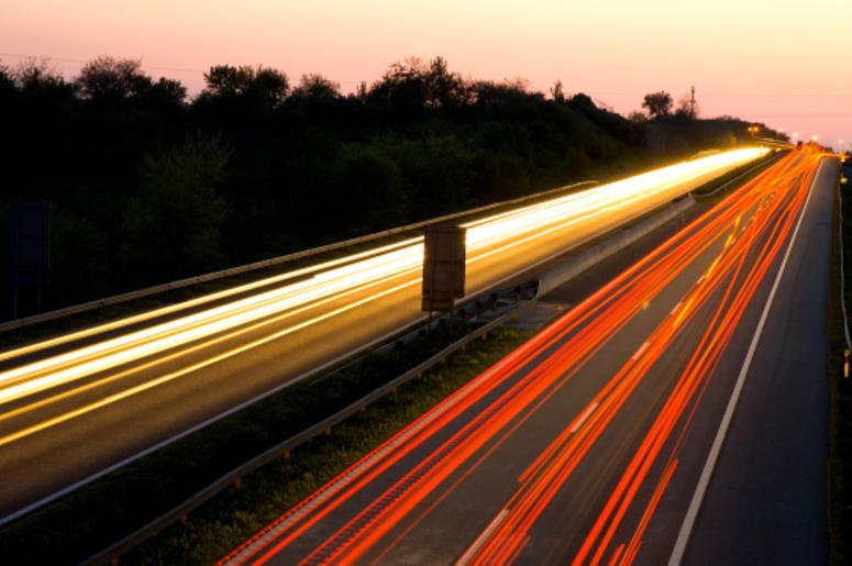 Cars on a road Cars on a road