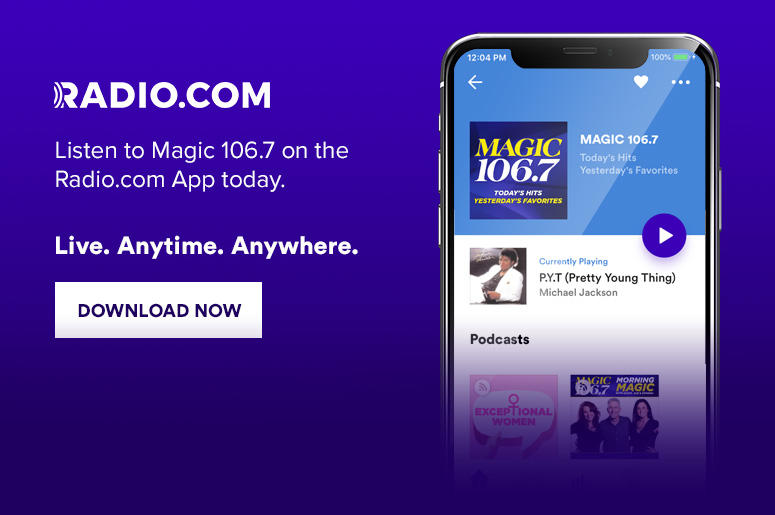 MAGIC 106.7 Music Lead RADIO.COM App MAGIC 106.7 Music Lead RADIO.COM App