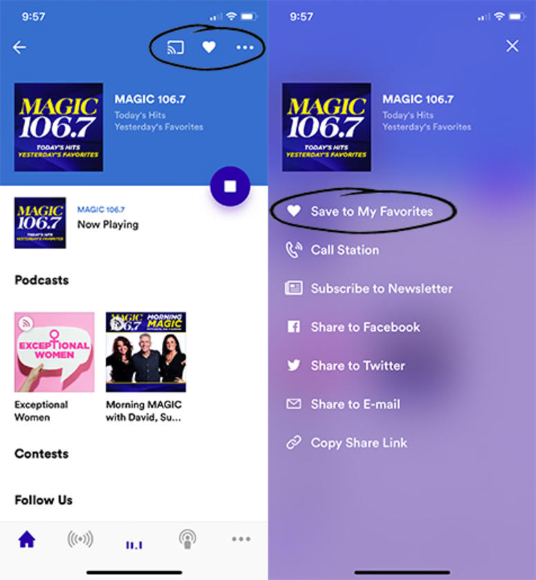 MAGIC 106.7 RADIO.COM Favorite App MAGIC 106.7 RADIO.COM Favorite App