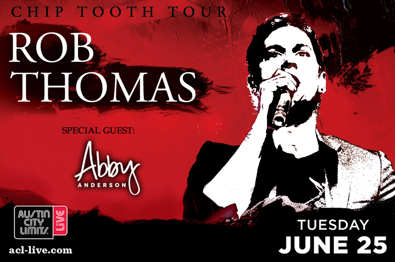 Rob Thomas with Abby Anderson