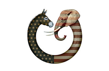 donkey elephant
