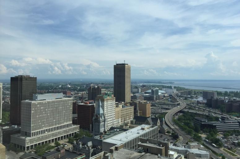 City Of Buffalo From City Hall Buffalo New York