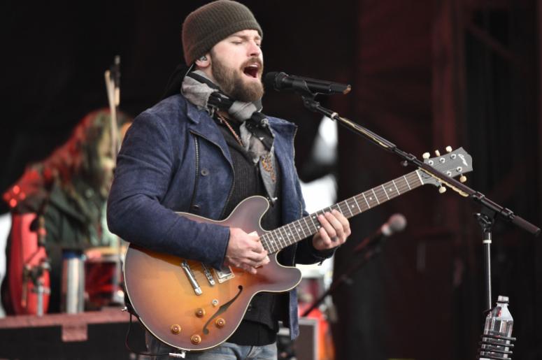 Jan 12, 2015; Arlington, TX, USA; Zac Brown Band performs prior to the game between the Ohio State Buckeyes and the Oregon Ducks in the 2015 CFP National Championship at AT&T Stadium. Mandatory Credit: Jerome Miron-USA TODAY Sports