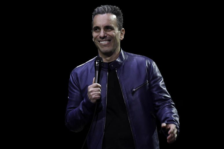SUNRISE, FL- DECEMBER 27: Sebastian Maniscalco performs at the BB&T Center in Sunrise, Florida, December 27, 2018. (Photo by Ron Elkman/USA TODAY NETWORK/Sipa USA)