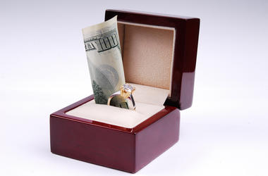 Wedding Ring & Cash Wedding Ring & Cash (Photo credit: Getty Images)