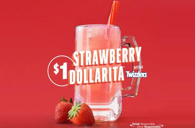 Applebee's Dollarita with Twizzlers Applebee's Dollarita with Twizzlers