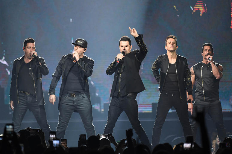 New Kids on the Block Jul 16, 2017; Hollywood, FL, USA; New Kids on the Block perform at the Hard Rock Live. Mandatory Credit: Ron Elkman/USA TODAY NETWORK