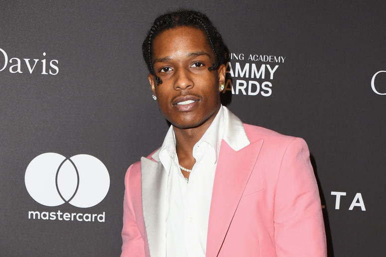 A$AP Rocky BEVERLY HILLS, CA - FEBRUARY 09: A$AP Rocky attends The Recording Academy And Clive Davis' 2019 Pre-GRAMMY Gala at The Beverly Hilton Hotel on February 9, 2019 in Beverly Hills, California. (Photo by Jon Kopaloff/Getty Images)