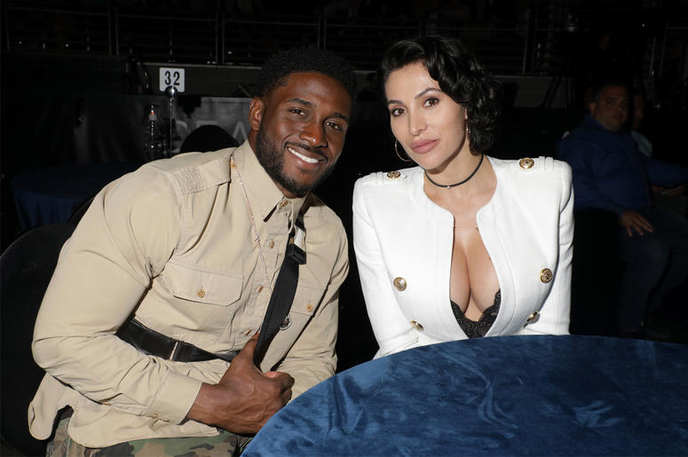 Reggie Bush and Lilit Avagyan LAS VEGAS, NV - APRIL 05: Reggie Bush and Lilit Avagyan attend the 'Intimate Evening With Alicia Keys At Pearl Concert Theater For Palms Casino Resort And KAOS' Grand Opening Weekend' event on April 5, 2019 in Las Vegas, Nevada. (Photo by Roger Kisby/Gett