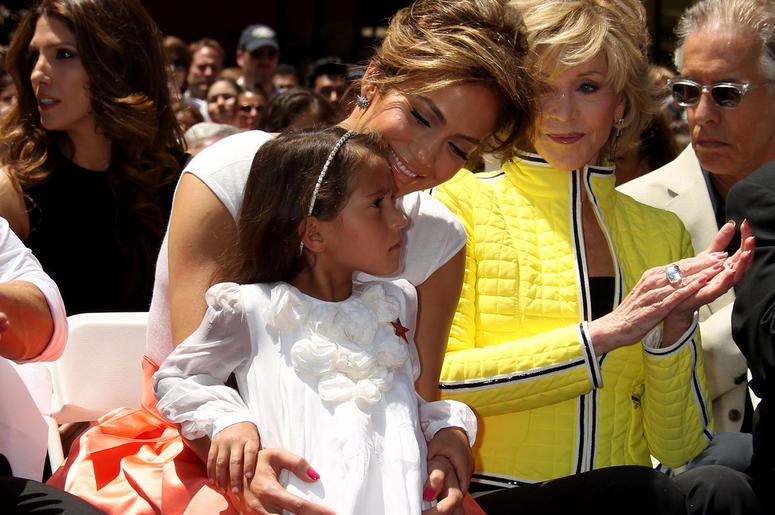 Jennifer Lopez and her daughter Emme in 2013 20 June 2013 - Hollywood, California - Jennifer Lopez, Casper Smart, Daughter, Emme, Son, Max, Jane Fon. Ceremony honoring Jennifer Lopez with 2,500th Star on The Hollywood Walk Of Fame. Photo Credit: Russ Elliot/AdMedia/Sipa USA