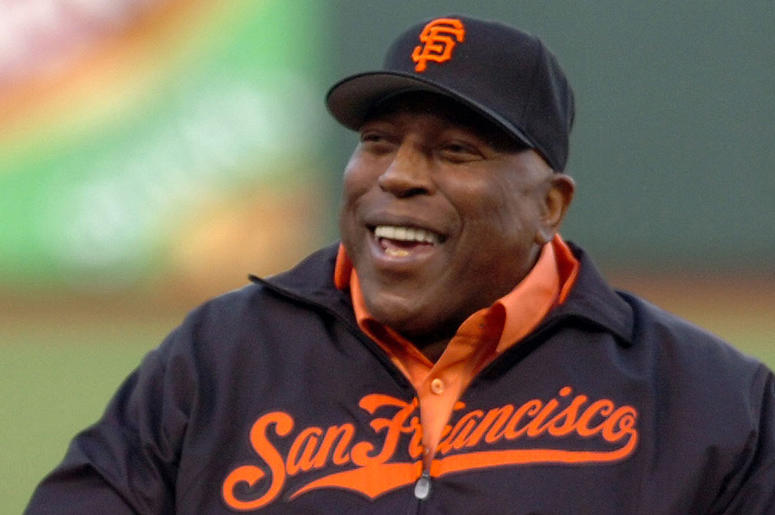 Willie McCovey Willie McCovey, right, listen with big smiles to Orlando Cepeda during a pre-game celebration of Willie Mays' 80th birthday before the San Francisco Giants played host to the Colorado Rockies at AT&T Park in San Francisco, California, on Friday, May 6, 20