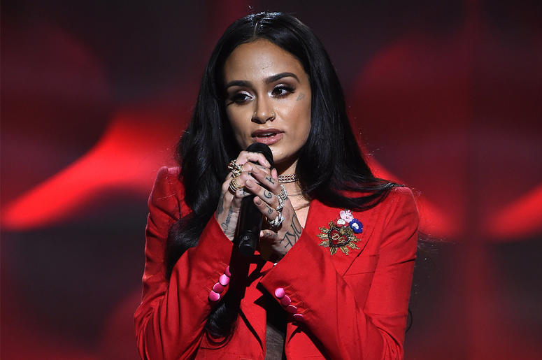 Kehlani LOS ANGELES, CA - NOVEMBER 19: Kehlani appears at the 2017 American Music Awards at Microsoft Theater on November 19, 2017 in Los Angeles, California. (Photo by Frank Micelotta/PictureGroup)