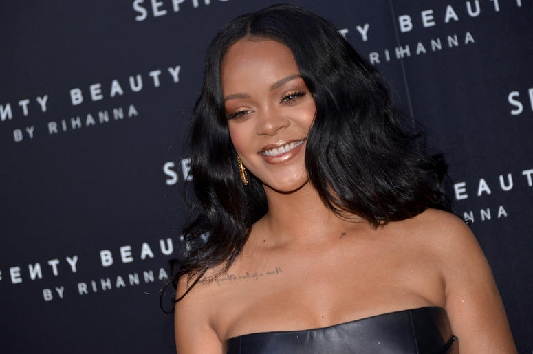 Rihanna 4/5/2018 - Rihanna attending the Fenty Beauty by Rihanna event in Milan (Photo by PA Images/Sipa USA) *** US Rights Only ***