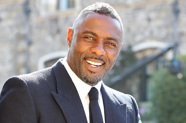 Idris Elba 5/19/2018 - Idris Elba and Sabrina Dhowre (not pictured) arrives at St George's Chapel at Windsor Castle for the wedding of Meghan Markle and Prince Harry. (Photo by PA Images/Sipa USA)