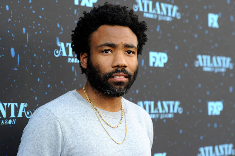 Donald Glover aka Childish Gambino NORTH HOLLYWOOD, CA - JUNE 8: Executive Producer Donald Glover attends the FYC Red Carpet event for FX's 'Atlanta Robbin' Season' at Saban Media Center at the Television Academy Wolf Theater on June 8, 2018 in North Hollywood, California.(Photo by Frank M