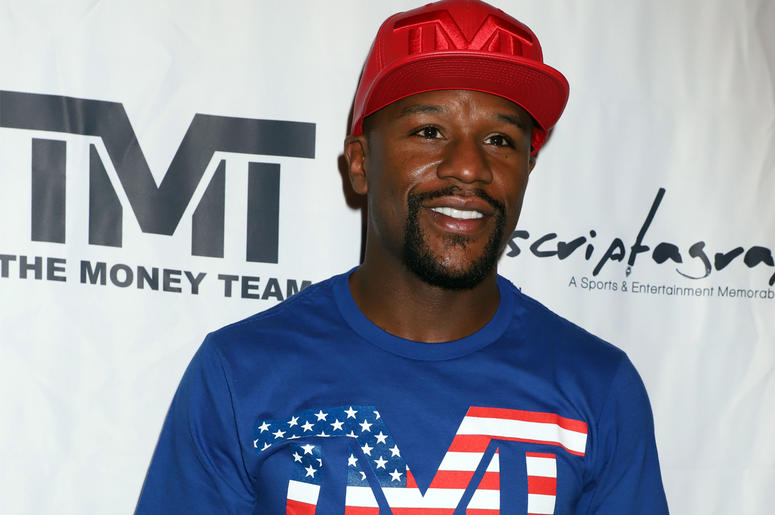 Floyd Mayweather Jr. 9/8/2018 - Boxer Floyd Mayweather Jr attends an Exclusive Autograph Signing Event held at Inscriptagraphs, Caesars Palace Hotel & Casino Las Vegas. (Photo by PA Images/Sipa USA)