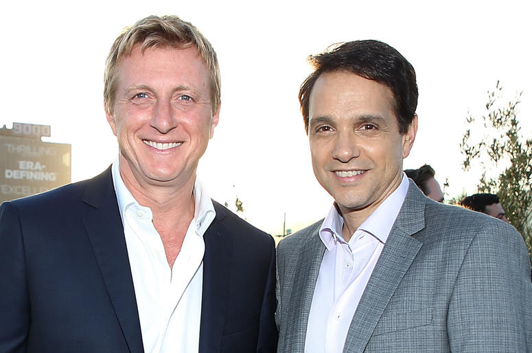 William Zabka and Ralph Macchio WEST HOLLYWOOD, CA - JUNE 19: (L-R) William Zabka and Ralph Macchio attend a private party celebrating hit YouTube Originals 'Cobra Kai', 'Impulse' and 'Ryan Hansen Solves Crimes On Television' at The London West Hollywood on June 19, 2018 in West Hollywo