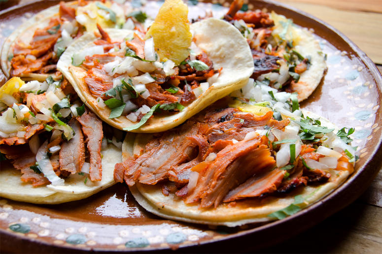 Traditional tacos al pastor Traditional mexican food, tacos al pastor, Traditional mexican tacos al pastor