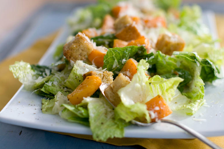 Caesar salad with romaine lettuce Caesar salad with romaine lettuce