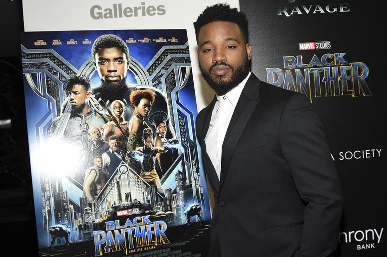AP18284783810985 In this Feb. 13, 2018 file photo, director Ryan Coogler attends a special screening of "Black Panther" in New York. Coogler will write and direct the sequel to “Black Panther.” Neither a start date nor a release date has yet been announced. (Photo by Evan