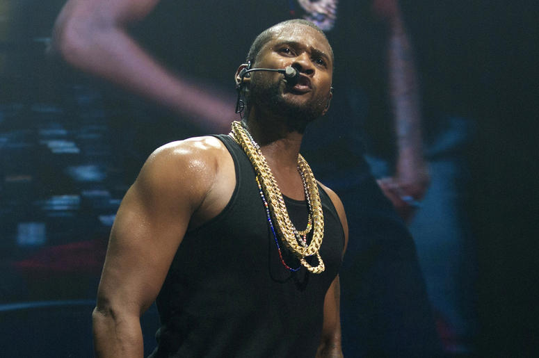 AP18292769948755 In this Oct. 27, 2016 file photo, recording artist Usher performs at Power 105.1's Powerhouse 2016 at Barclays Center in New York. A Philadelphia songwriter who claims he was cut out of profits and credit from song that was recorded by R&B star Usher has