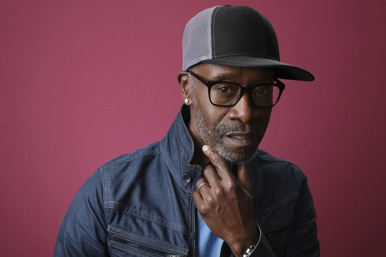 AP19048593020849 In this Jan. 31, 2019, file photo Don Cheadle, a cast member in the Showtime series "Black Monday," poses for a portrait during the 2019 Winter Television Critics Association Press Tour in Pasadena, Calif. On Saturday, Feb. 16, Cheadle delivered some poli