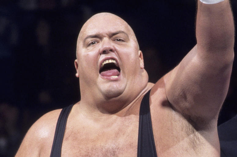 AP19064547126426 This image provided by the WWE shows professional wrestler King Kong Bundy. The 6-foot-4 (1.93 meters), 458-pound (208-kilogram) wrestler made his World Wrestling Federation debut in 1981 and was best known for facing Hulk Hogan in 1986 in a steel cage ma