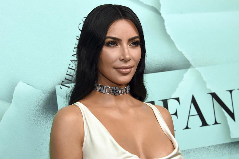 AP19100688971579 This Oct. 9, 2018 file photo shows Kim Kardashian West at the Tiffany & Co. 2018 Blue Book Collection: The Four Seasons of Tiffany celebration in New York. (Photo by Evan Agostini/Invision/AP, File)