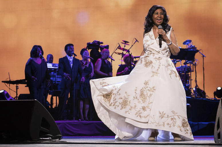 AP19105577165939 In this April 19, 2017, file photo, Aretha Franklin performs at the world premiere of "Clive Davis: The Soundtrack of Our Lives" during the 2017 Tribeca Film Festival in New York. (Photo by Charles Sykes/Invision/AP, File)