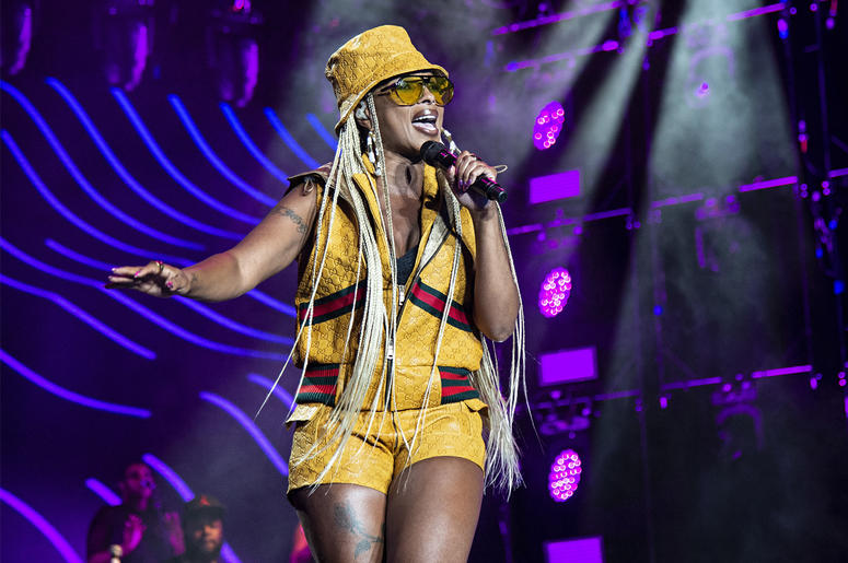 AP19171789541798 In this July 7, 2018 file photo, Mary J. Blige performs at the 2018 Essence Festival at the Mercedes-Benz Superdome in New Orleans. (Photo by Amy Harris/Invision/AP, File)