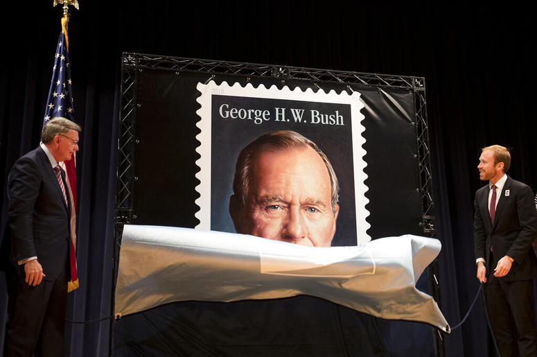 Forever Stamp honoring former President George H.W. Bush Forever Stamp honoring former President George H.W. Bush