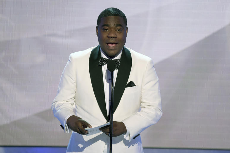 AP19189429065831 In this Jan. 27, 2019, file photo, Tracy Morgan presents the award for outstanding performance by an ensemble in a comedy series at the 25th annual Screen Actors Guild Awards in Los Angeles. (Photo by Richard Shotwell/Invision/AP, File)