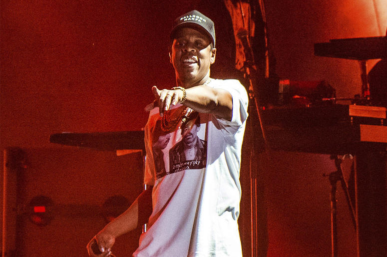 AP19190666601799 In this Oct. 13, 2017, file photo, Jay-Z performs at the Austin City Limits Music Festival in Austin, Texas. (Amy Harris/Invision/AP, File)