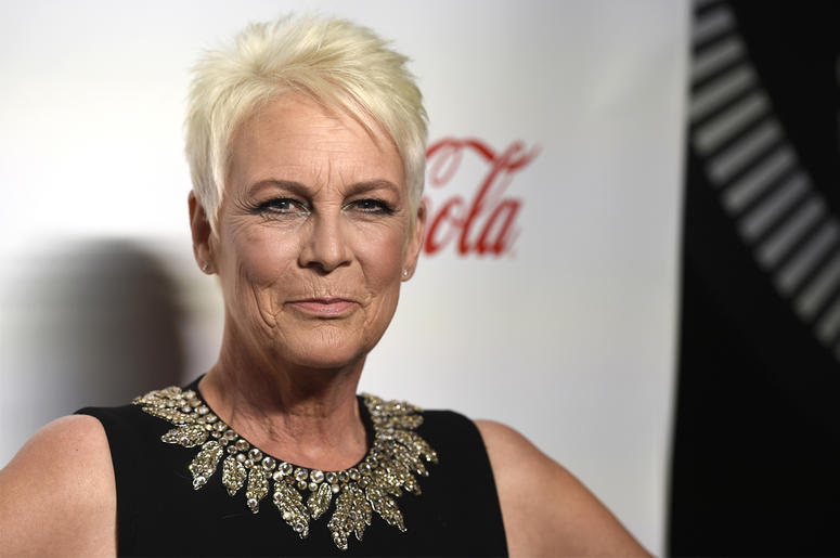 AP19200687840433 In this April 4, 2019 file photo, Jamie Lee Curtis, recipient of the CinemaCon vanguard award, poses at the Big Screen Achievement Awards at Caesars Palace in Las Vegas. (Photo by Chris Pizzello/Invision/AP, File)
