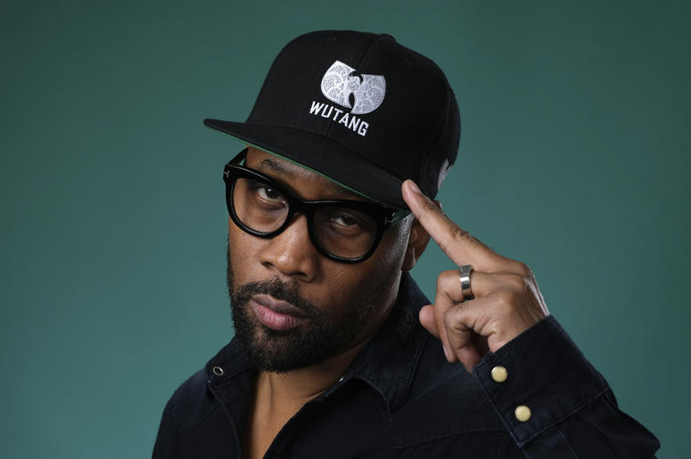 AP19208690028858 In this Friday, July 26, 2019 file photo, Wu-Tang Clan member RZA, an executive producer of the Hulu miniseries "Wu-Tang: An American Saga," poses for a portrait during the 2019 Television Critics Association Summer Press Tour at the Beverly Hilton, in Be