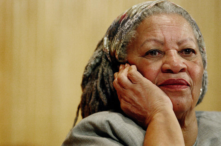 AP19218482822651 In this Nov. 25, 2005 file photo, author Toni Morrison listens to Mexicos Carlos Monsivais during the Julio Cortazar professorship conference at the Guadalajara's University in Guadalajara City, Mexico. (AP Photo/Guillermo Arias, File)