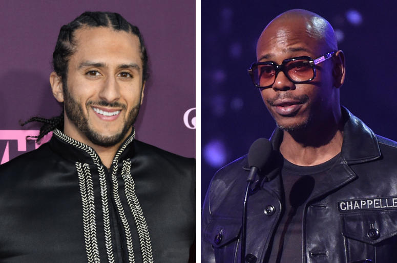 Colin Kaepernick and Dave Chappelle Colin Kaepernick and Dave Chappelle (Photo credit: Frank Micelotta/PictureGroup/Admedia, Inc/Sipa USA)