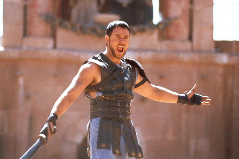 Russell Crowe in 'Gladiator' Russell Crowe in 'Gladiator' - © 2000 - Dreamworks LLC & Universal Pictures