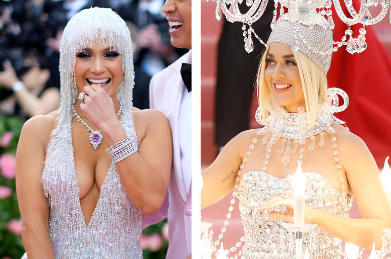 Jennifer Lopez and Katy Perry Jennifer Lopez and Katy Perry (Photo credit: Dimitrios Kambouris/John Lamparski/Getty Images)